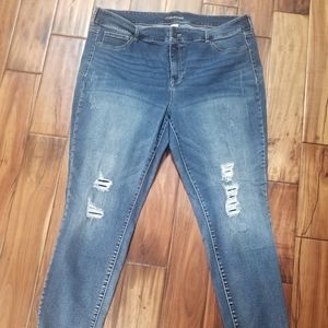 Maurices deconstructed Jegging. Plus size W24